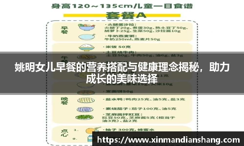 姚明女儿早餐的营养搭配与健康理念揭秘，助力成长的美味选择